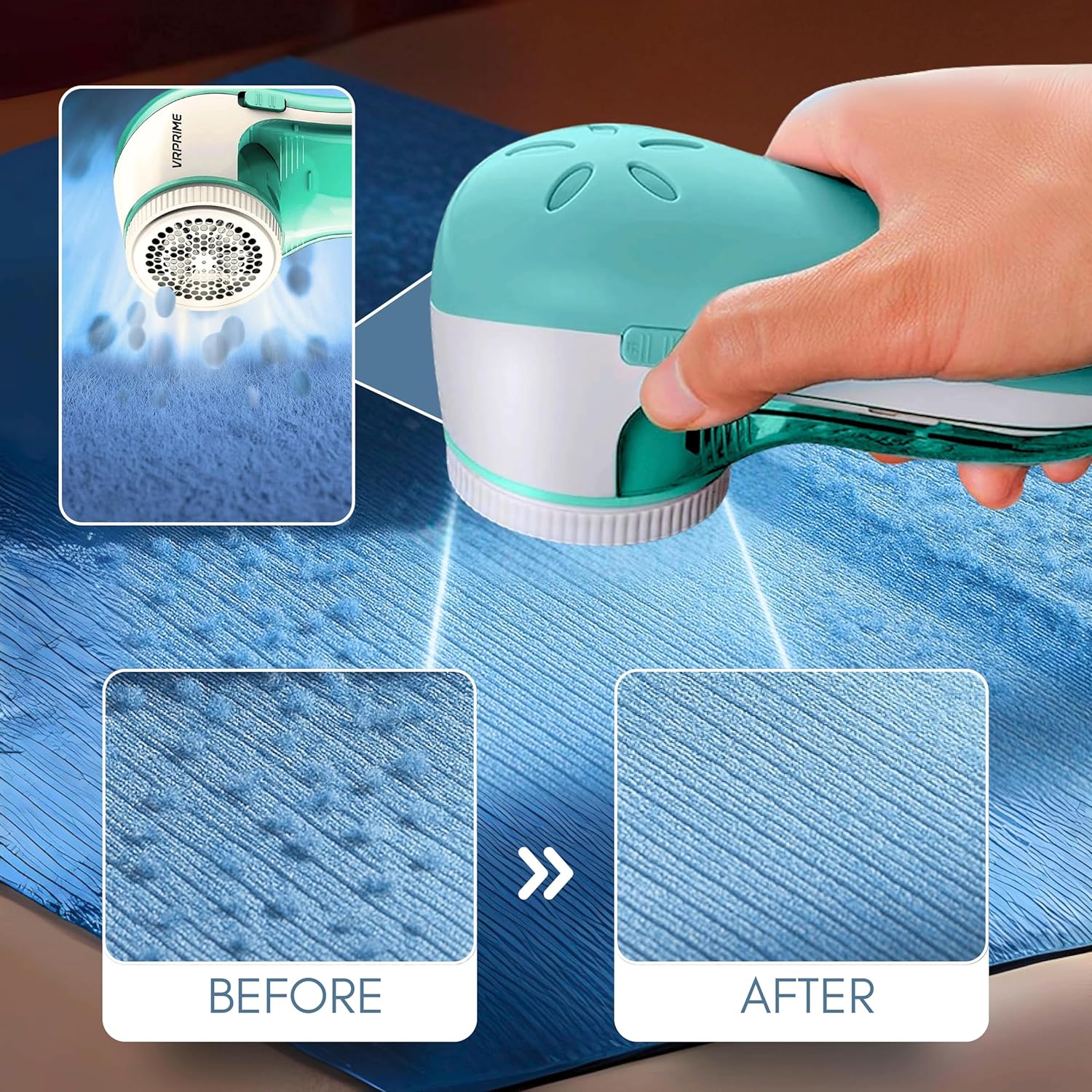 Quick-Clean Lint Shaver